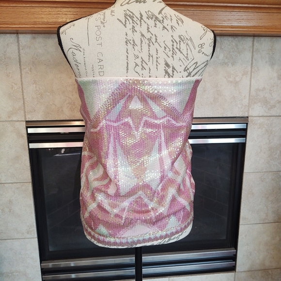 Decree Large Sequins Skirt....or Top!! Gorgeous!! - Picture 8 of 11